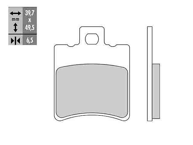 Galfer Bromsbelägg (Semi-metall) Premium S10