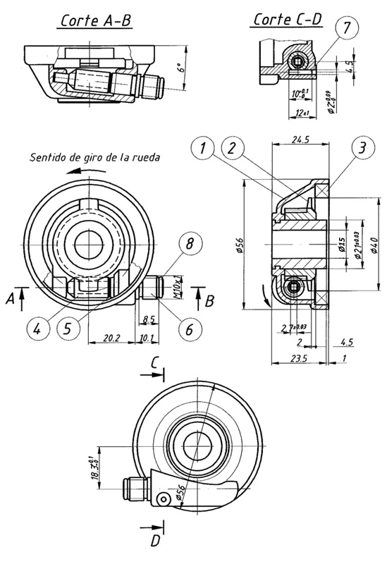 Facomsa Hastighetsgivare - 17