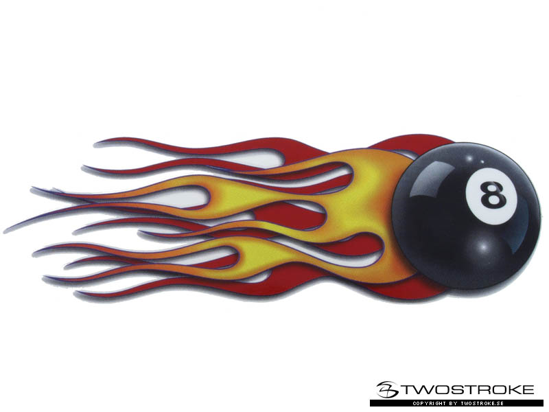 Lethal Threat Flaming 8-Ball