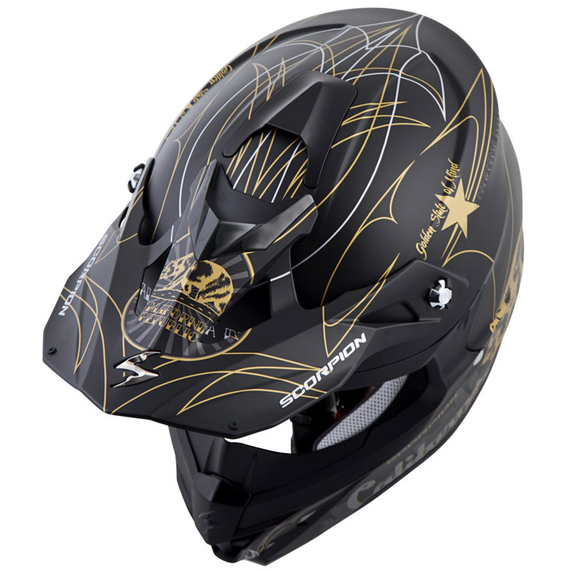 Scorpion VX-15 EVO AIR (Golden State) Svart, Guld
