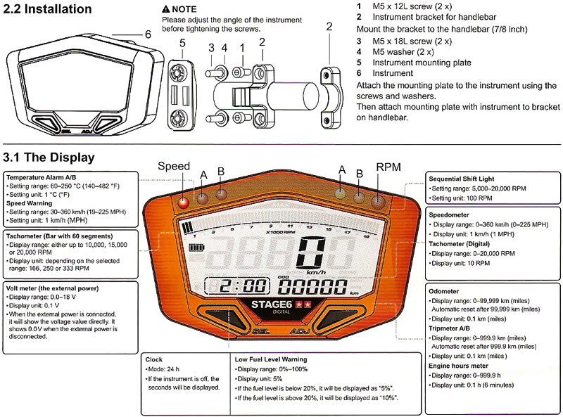Stage6 Multifunktionsmätare (R/T)