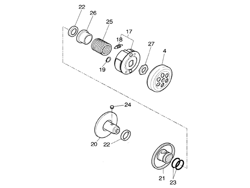 Teknix Drivpaket (Standard) 107mm