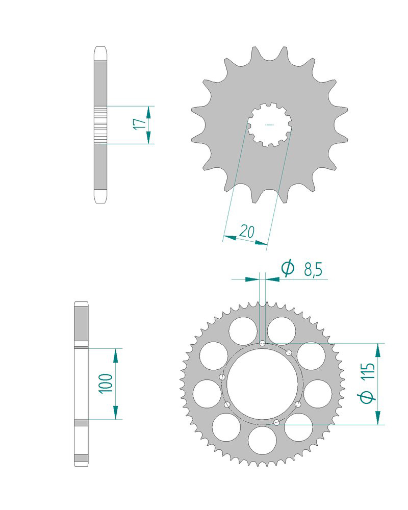 AFAM Drevkit (428) - ALU (03-06)