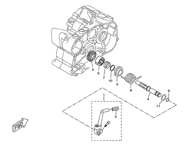 Yamaha Tryckfjäder (Original)