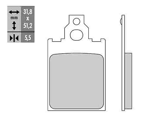 Galfer Bromsbelgg (Semi-metall)