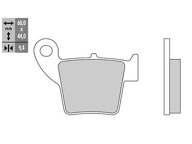 Galfer Bromsbelägg (Semi-metall)
