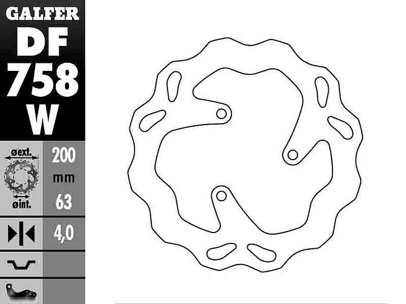 Galfer Bromsskiva (Wave)