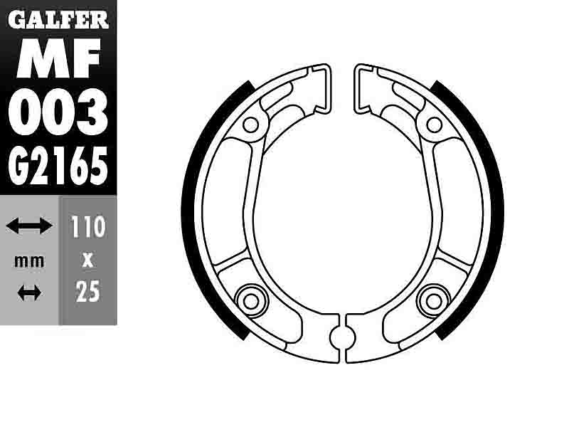 Galfer Bromsbackar (standard)