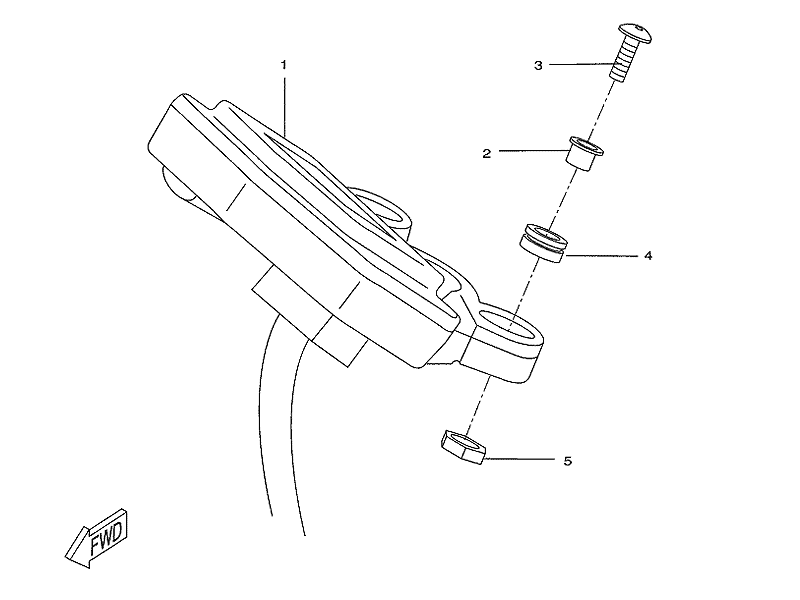 Yamaha Hastighetsmtare (1D4H350003)