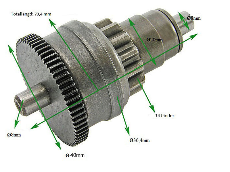 Teknix Bendixdrev (standard)