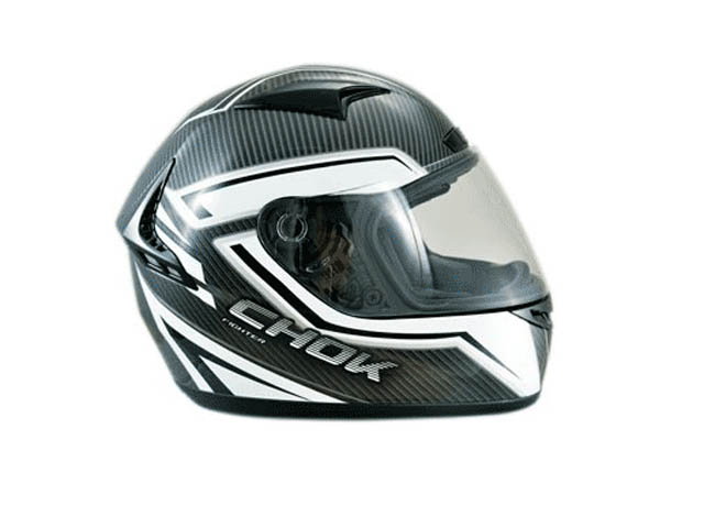 Chok Integralhjlm (Fighter 14 Carbon look) Wh