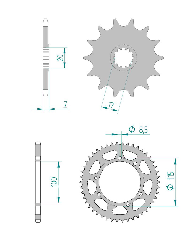 AFAM Drevkit (420) 12/52