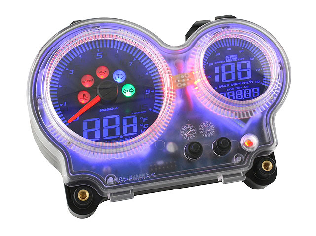 Koso Hastighetsmätare (Multi Color) Aerox