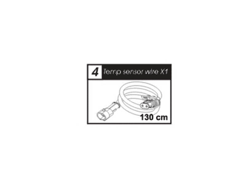 Koso Förlängningskabel (Tempsensor) (Dual EGT)