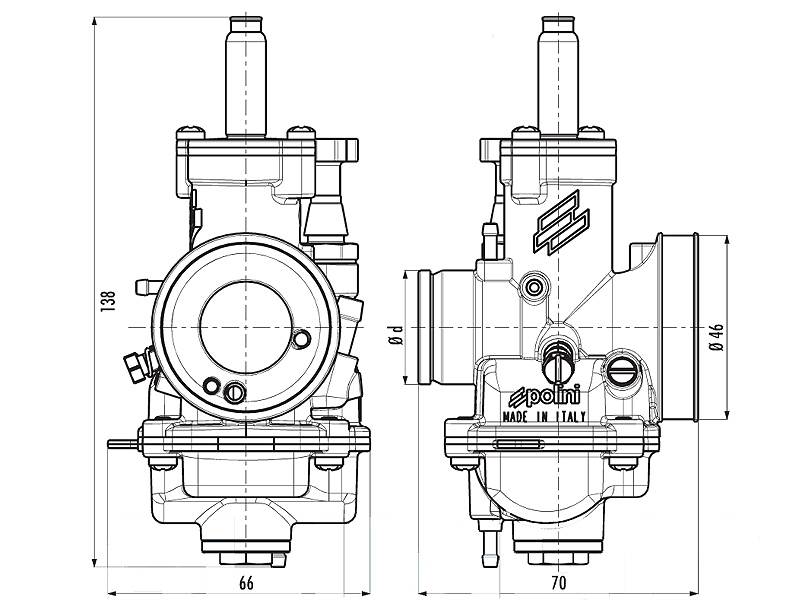 Polini Frgasare (Competition) 19mm - APE