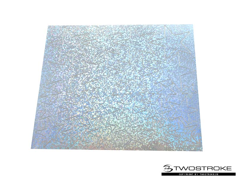 4R Glittriga 3D-stjärnor (14x16cm)
