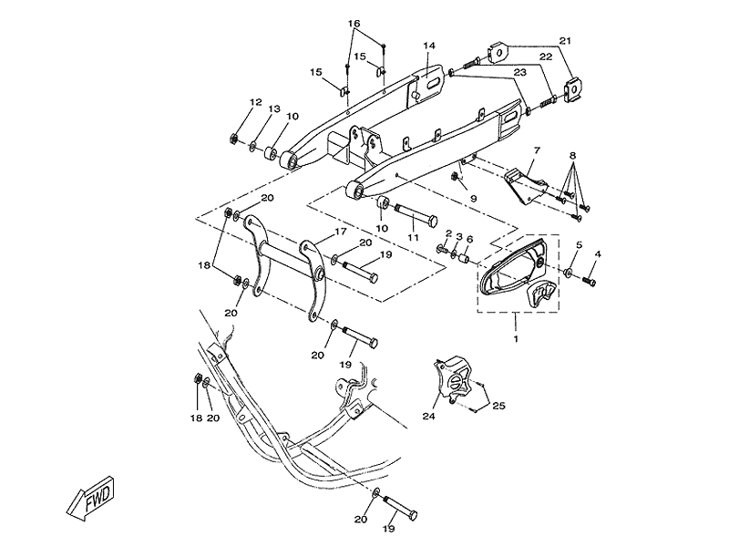 Yamaha Axel,sving (1D4F214100)