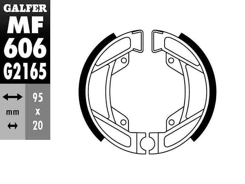 Galfer Bromsbackar (standard)