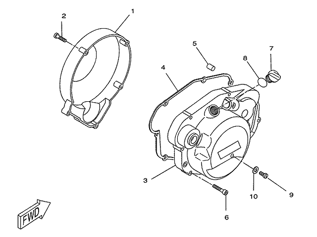 Yamaha Kopplingskpspackning (4YVE546100)