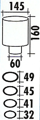 Polini Luftfilter (Evo High-End) Racing