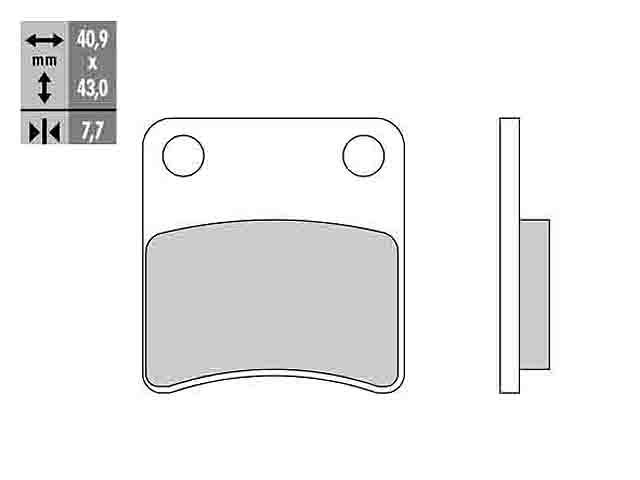 Galfer Bromsbelgg (Semi-metall)