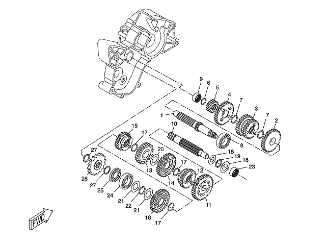 Yamaha Sekundrdrev 1 - Euro3 v2 (13CE721100)