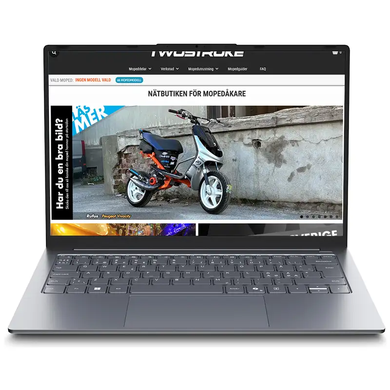 laptop med startbild