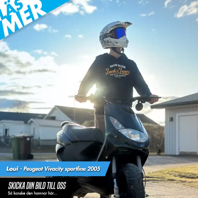 Veckans bild på moped inskickad av kund