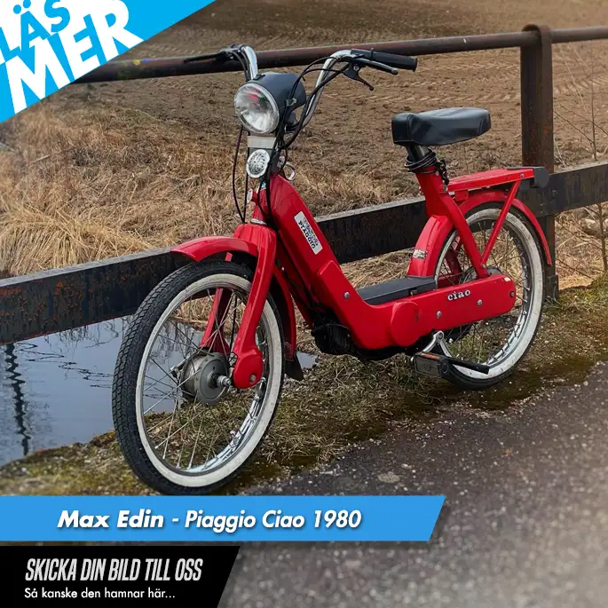 Veckans bild på moped inskickad av kund