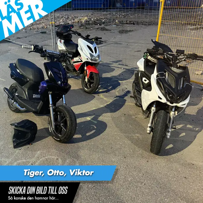 Veckans bild på moped inskickad av kund