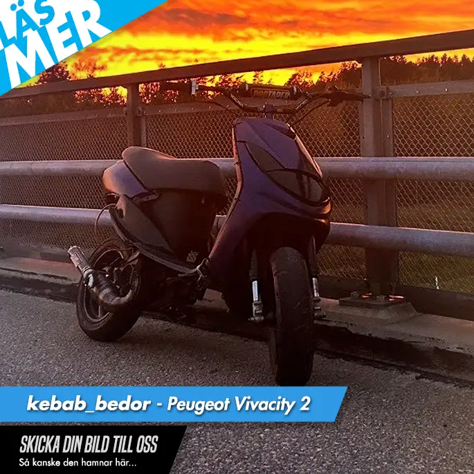 Veckans bild på moped inskickad av kund