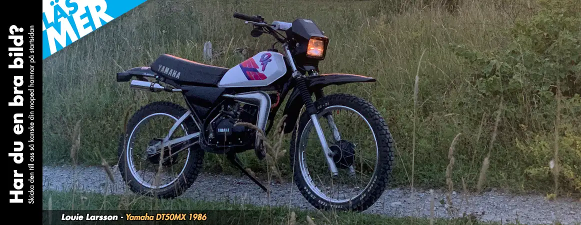 Startbild hos Twostroke som visar kunders mopeder