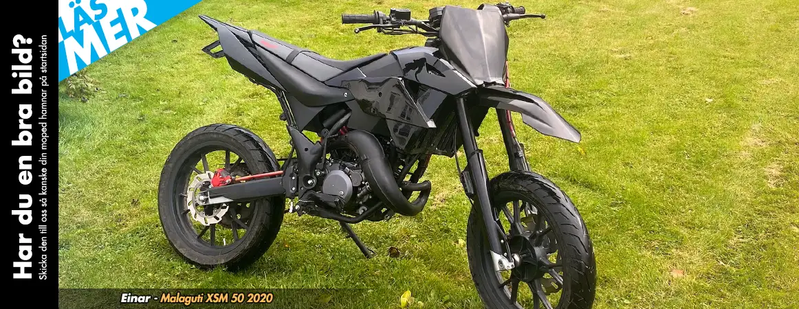Startbild hos Twostroke som visar kunders mopeder